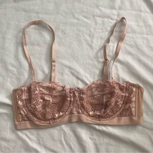 Adore Me Lace Underwire Bra in Blush Pink Size 36 B